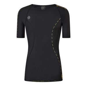 Skins Mens Short-Sleeved Compression Shirt / Black